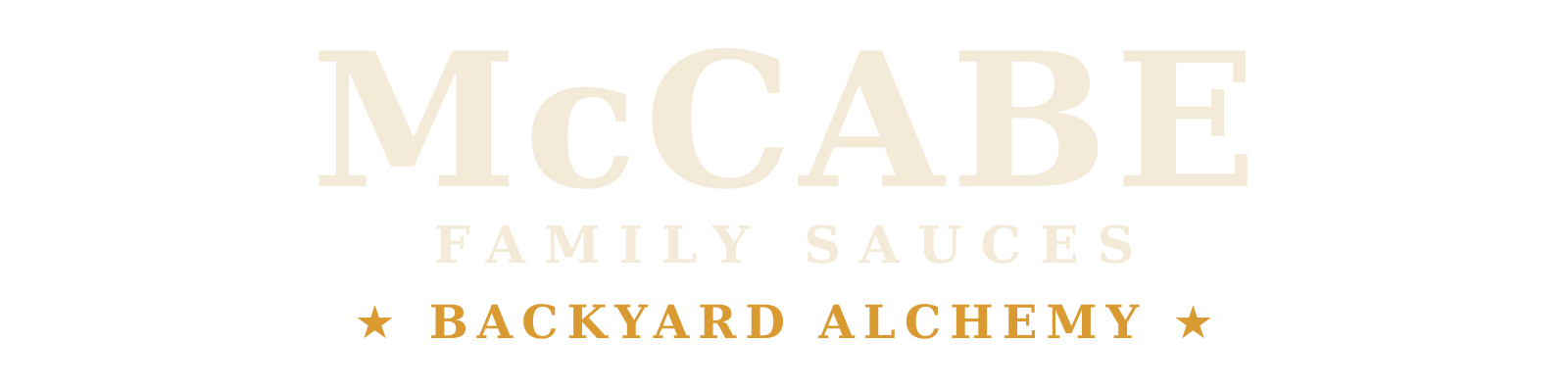 McCabe Family Sauces, Backyard Alchemy